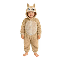Disfraz o Pijama de Monstruo Lulú beige para niños