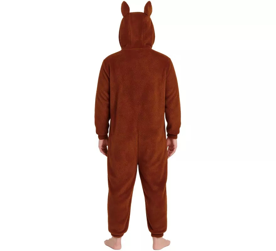 Translation missing: es.Disfraz o Pijama de Monstruo Lulú marrón para mujer