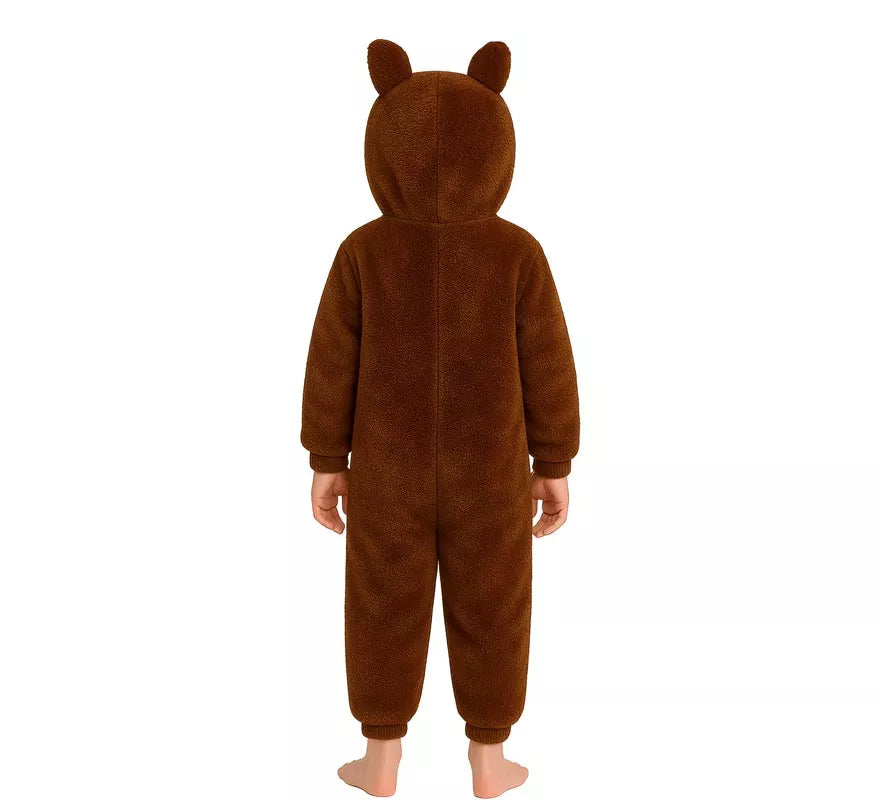 Translation missing: es.Disfraz o Pijama de Monstruo Lulú marrón para niños