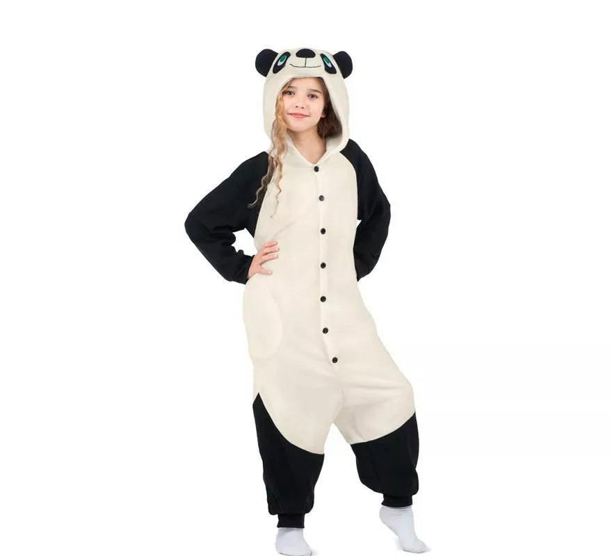 Translation missing: es.Disfraz o Pijama de Osa Panda con capucha para niños
