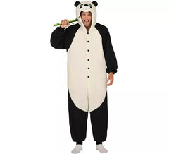 Disfraz o Pijama de Oso Panda con capucha para adulto