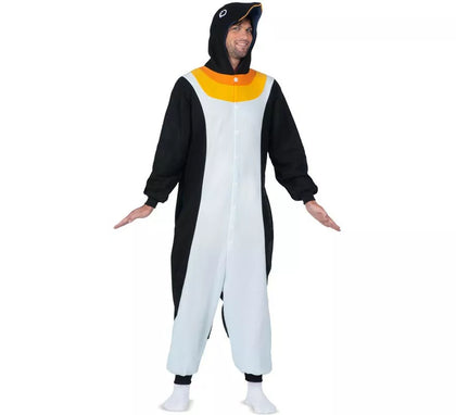 Disfraz o Pijama de Pingüino con capucha para adulto