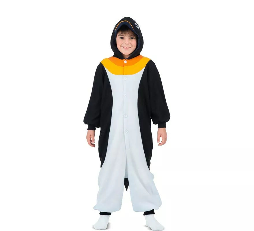 Translation missing: es.Disfraz o Pijama de Pingüino con capucha para niños