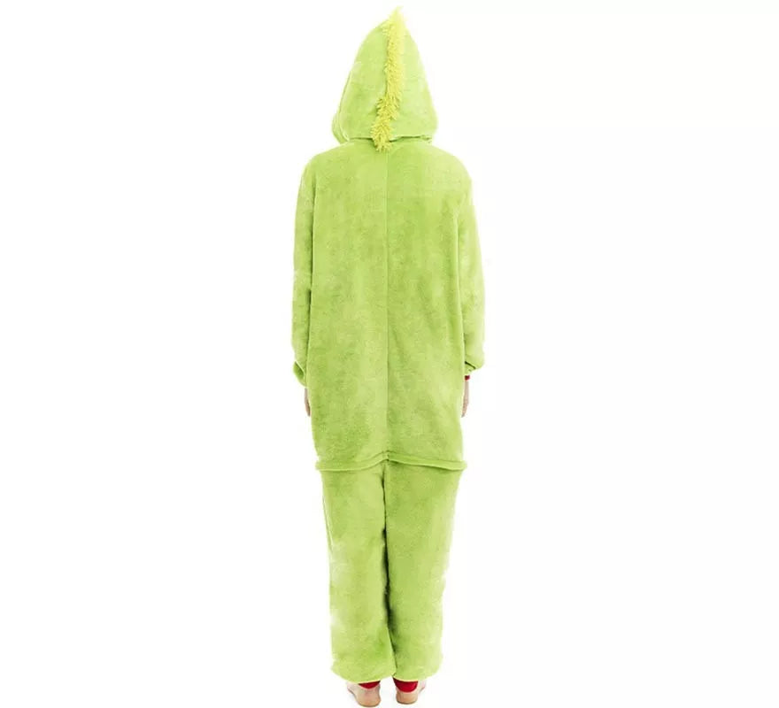Translation missing: es.Disfraz o Pijama Duende Navideño verde para adulto