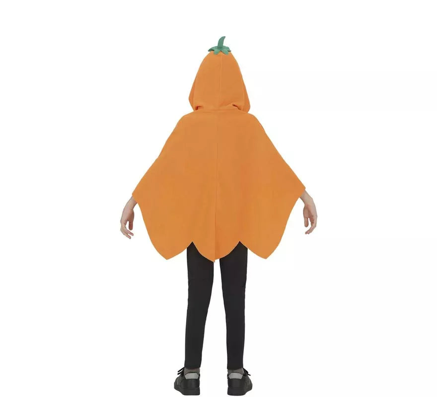 Translation missing: es.Disfraz o Poncho de Calabaza Malvada para niños