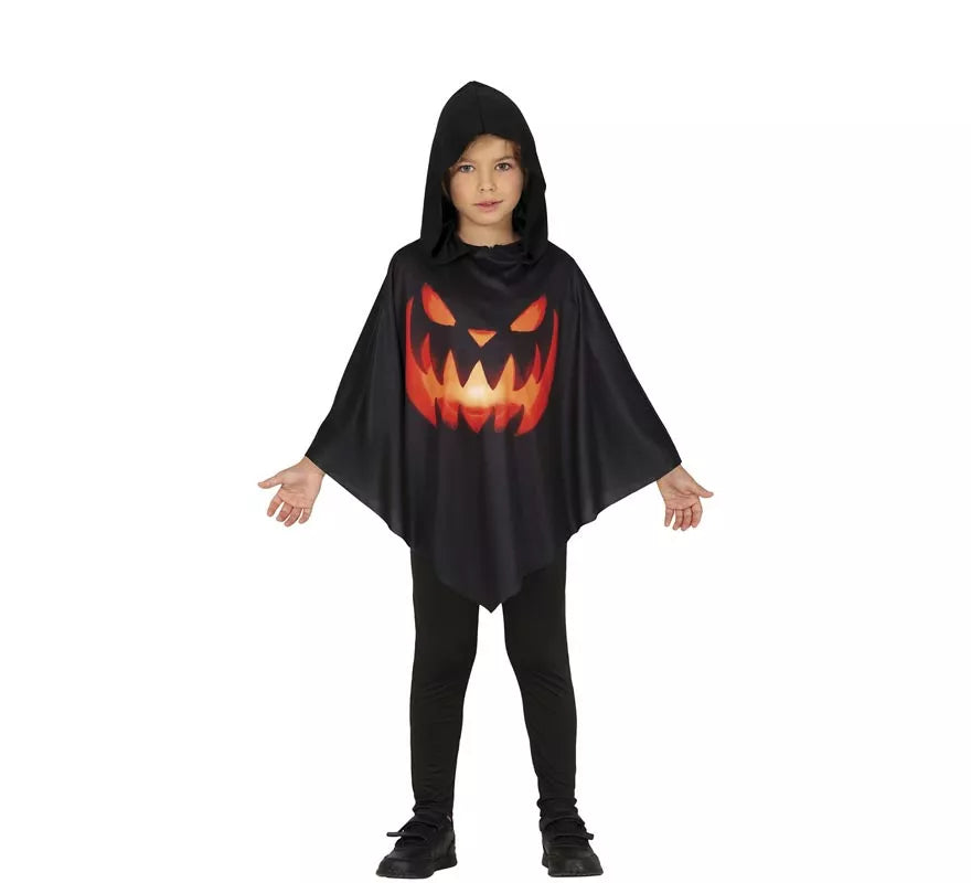 Translation missing: es.Disfraz o Poncho de Calabaza para niños