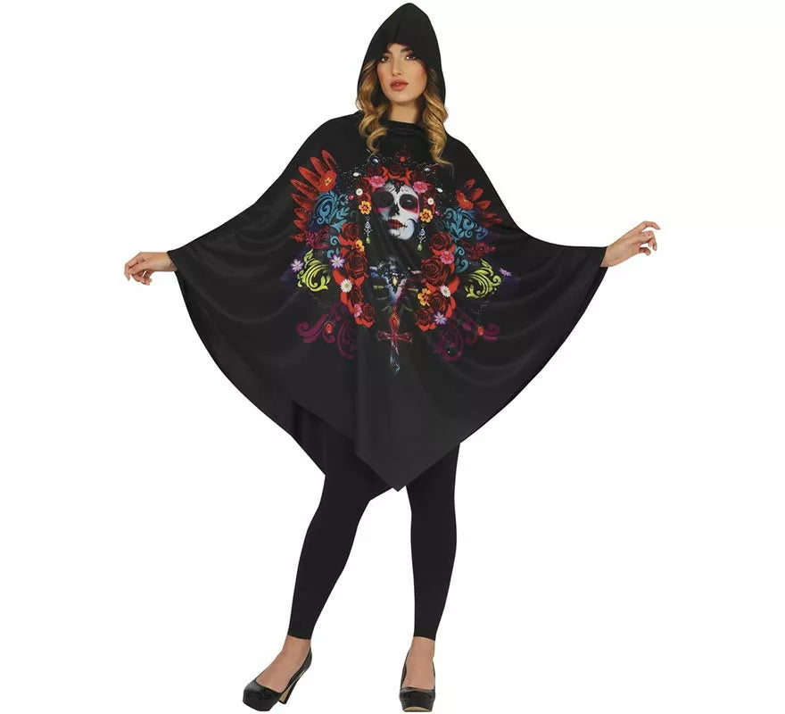 Translation missing: es.Disfraz o Poncho de Catrina para mujer