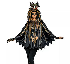 Disfraz o Poncho de Chamán Vudú para adultos