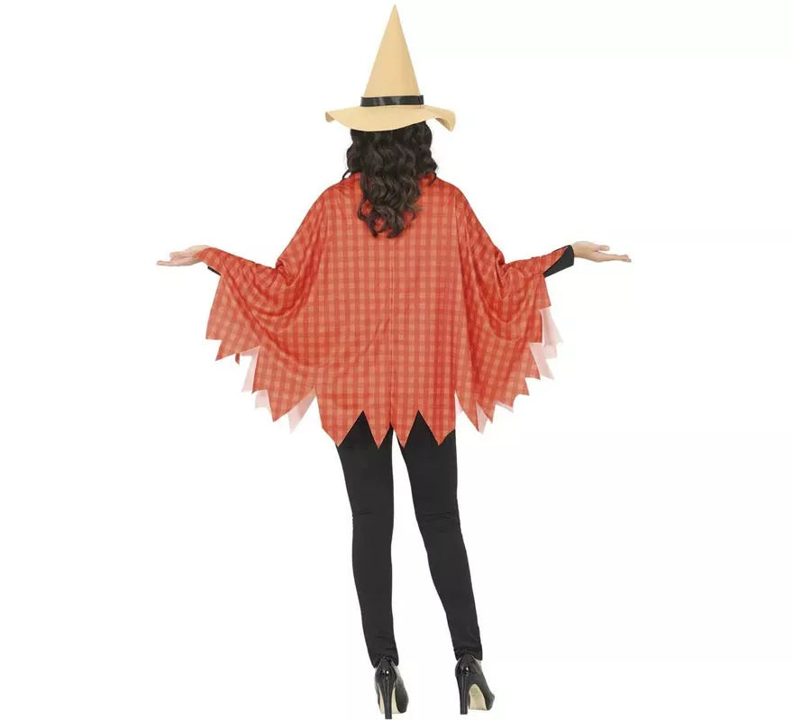 Translation missing: es.Disfraz o Poncho de Espantapájaros con Sombrero para mujer