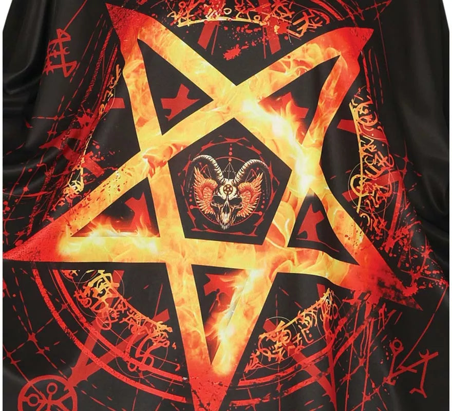 Translation missing: es.Disfraz o Poncho de Estrella Diabólica para mujer