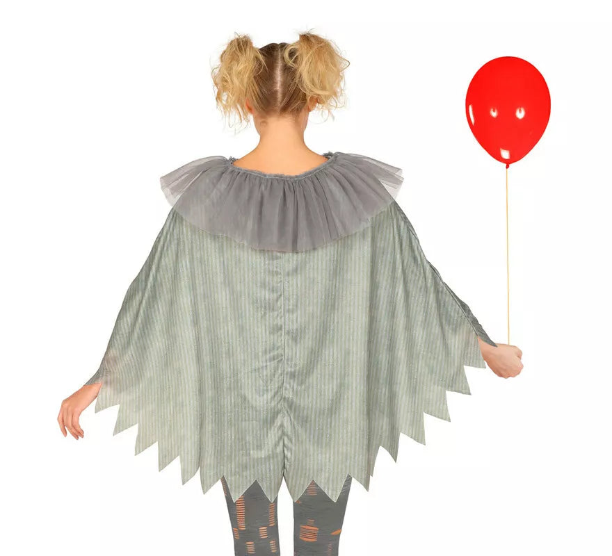 Translation missing: es.Disfraz o Poncho de Payaso Aterrador para adultos