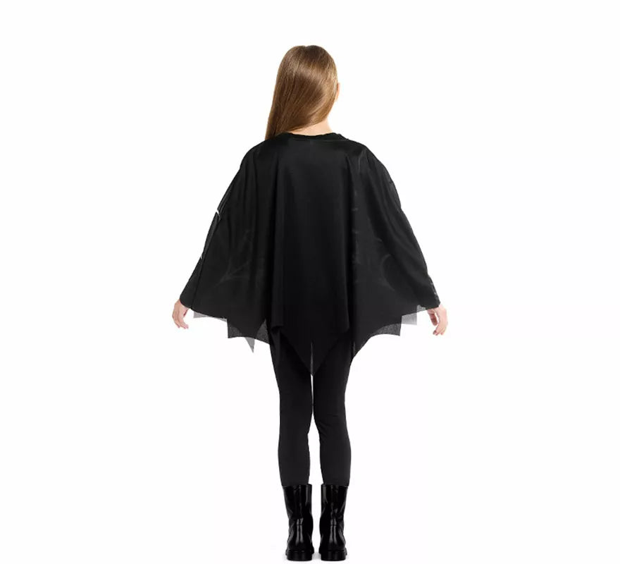 Translation missing: es.Disfraz o Poncho de Telaraña Horripilante para niña