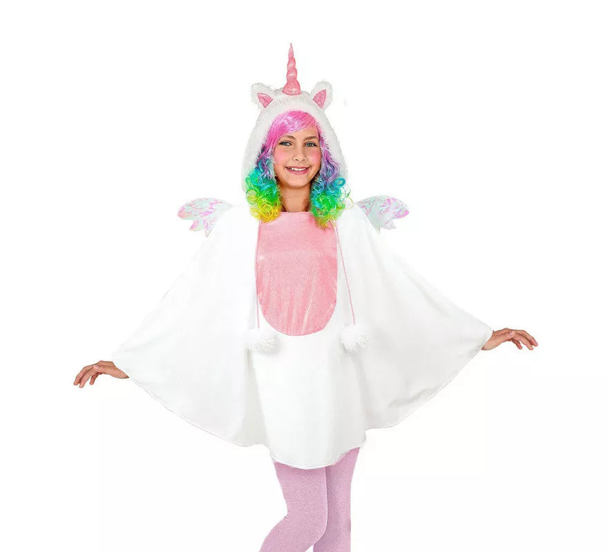 Translation missing: es.Disfraz o Poncho de Unicornio con Capucha para niños