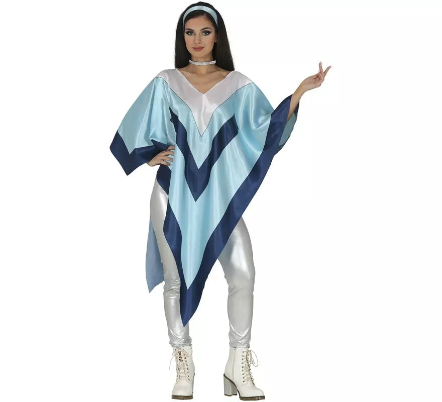 Translation missing: es.Disfraz o Poncho Disco Super Trouper para mujer