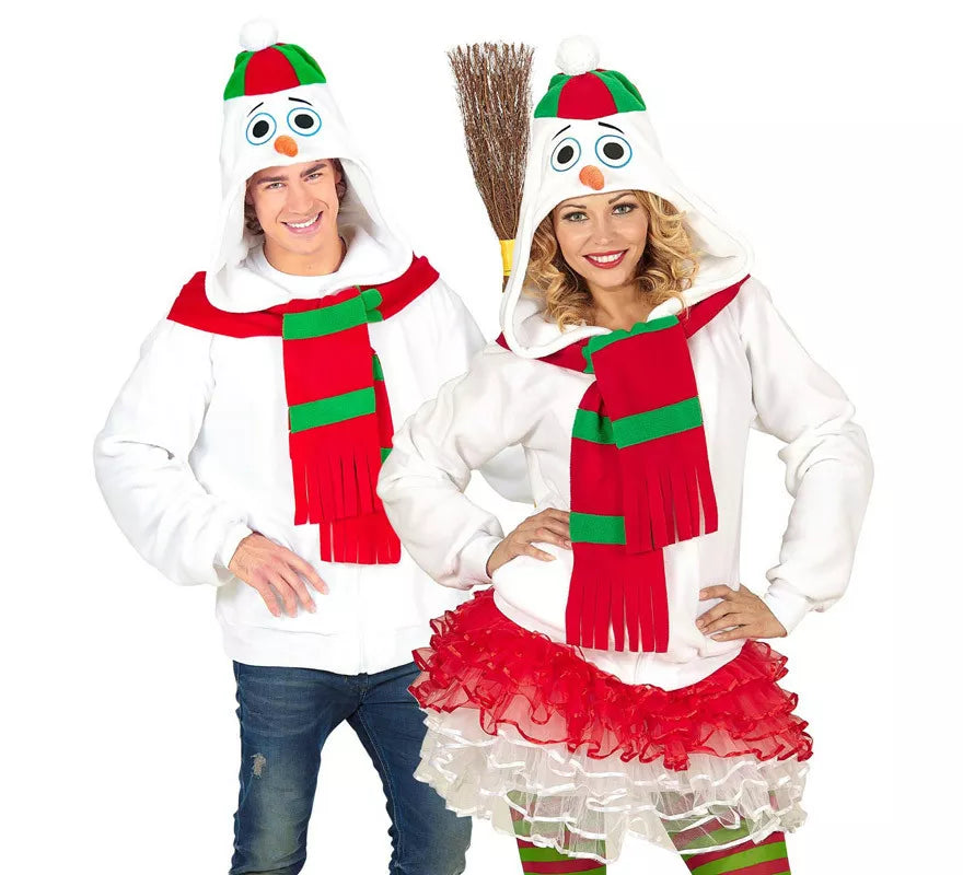 Translation missing: es.Disfraz o Sudadera de Muñeco de Nieve para adultos