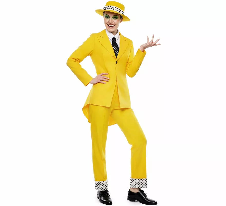 Translation missing: es.Disfraz o Traje amarillo con Sombrero para mujer