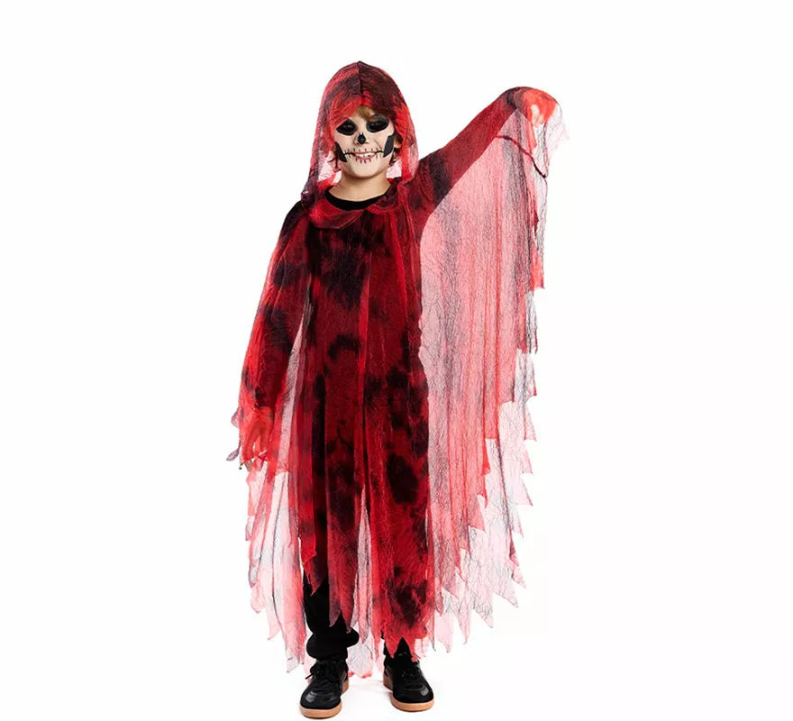 Translation missing: es.Disfraz o Túnica de Espíritu Maligno rojo para niño