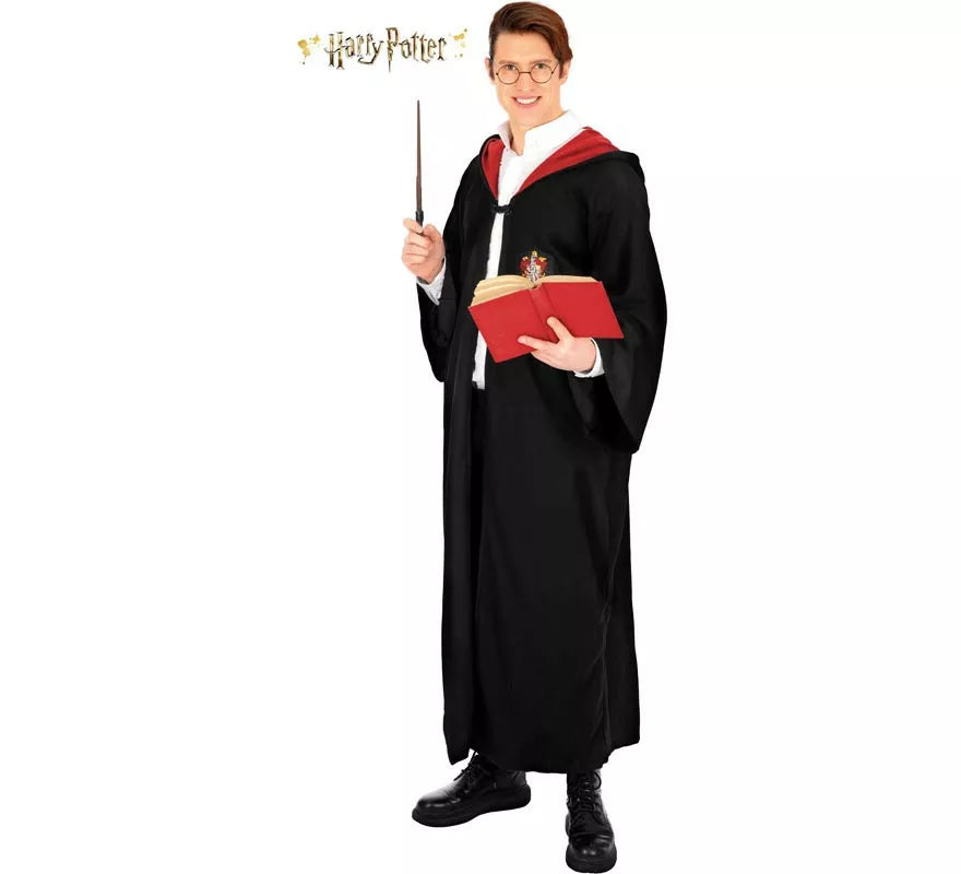 Translation missing: es.Disfraz o Túnica de Harry Potter con capucha deluxe para hombre