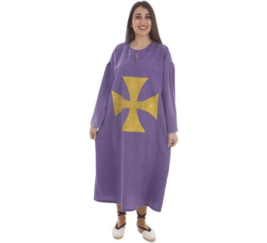 Translation missing: es.Disfraz o Túnica Purpura con Cruz para mujer