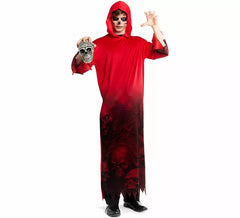 Disfraz o Túnica roja del Inframundo para hombre