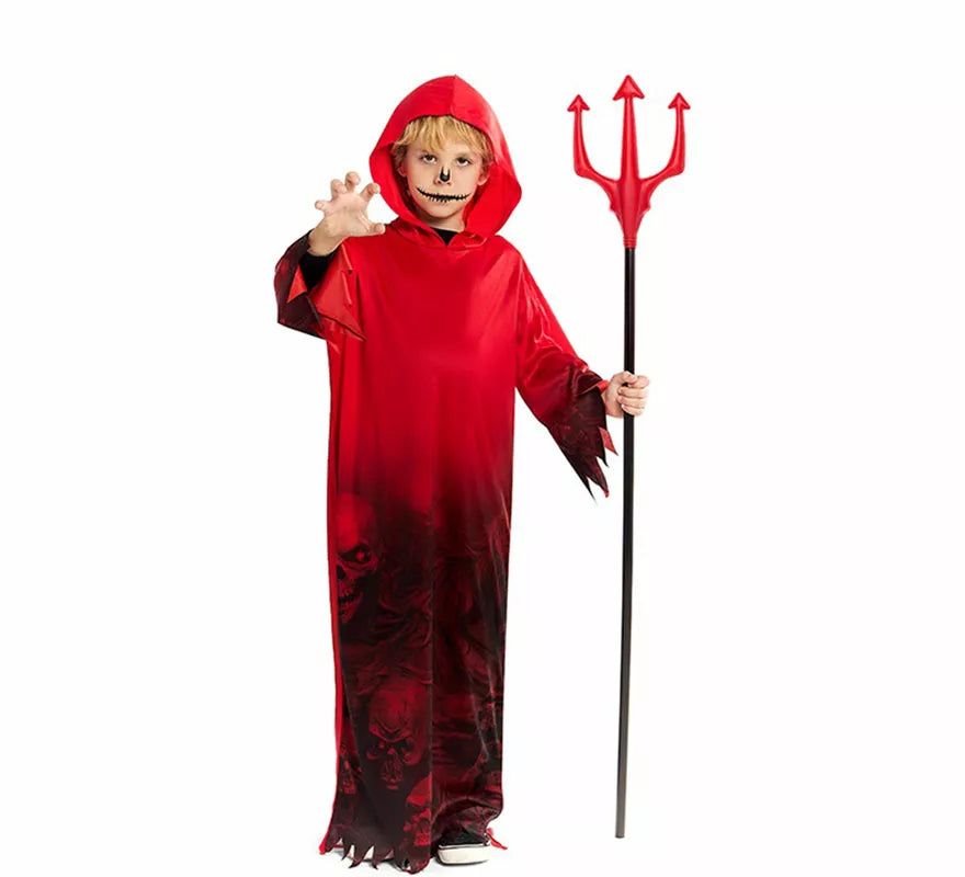 Translation missing: es.Disfraz o Túnica roja del Inframundo para niño