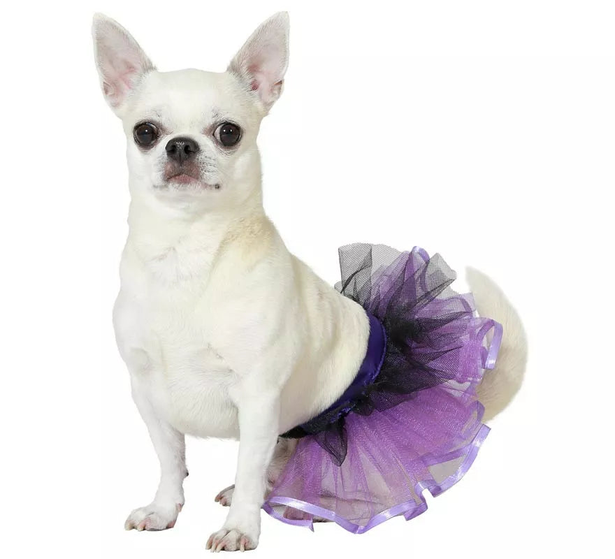 Translation missing: es.Disfraz o Tutú morado para perro