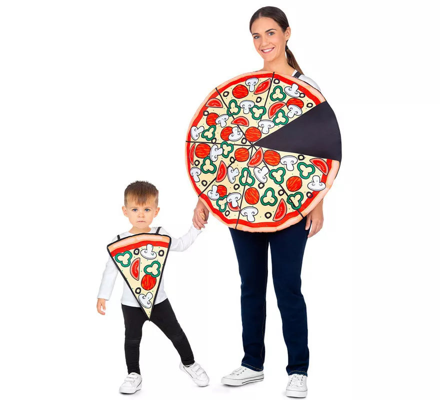 Translation missing: es.Disfraz Pack Pizza Party para bebé y adulto