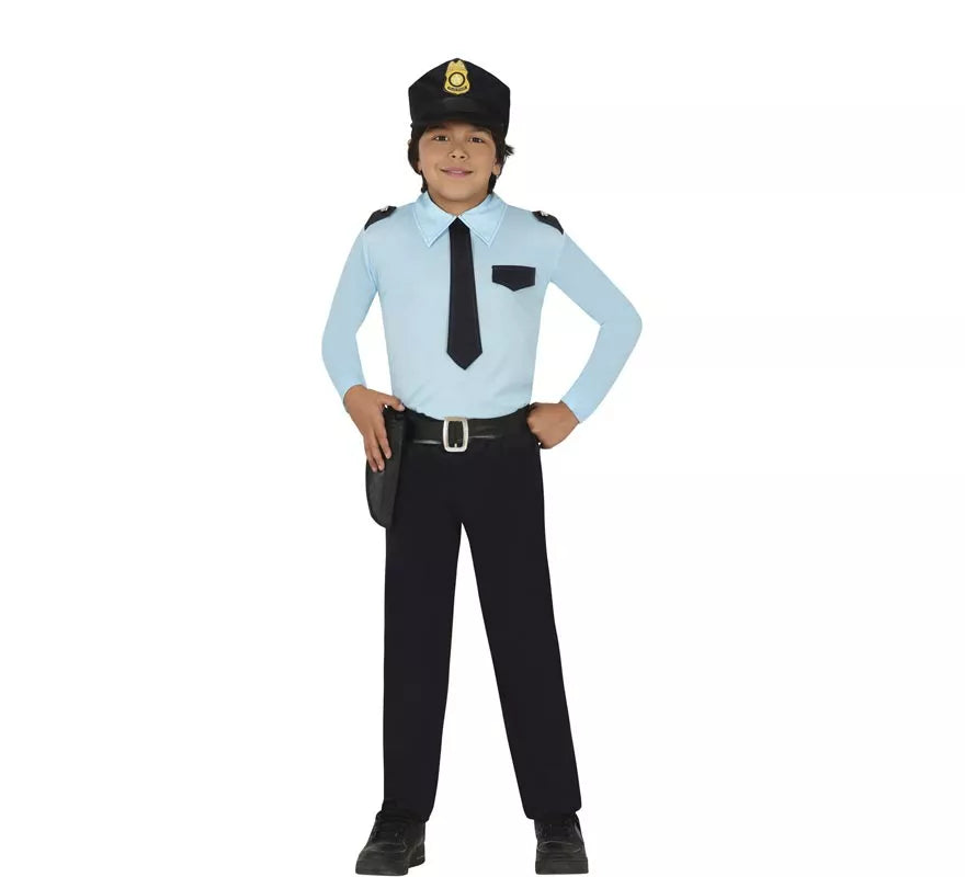 Disfraz para niños de Policía azul