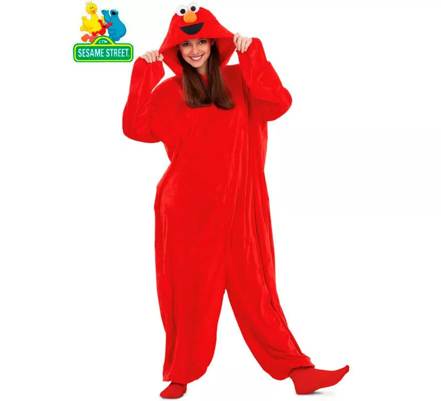 Translation missing: es.Disfraz Pijama de Elmo para adultos