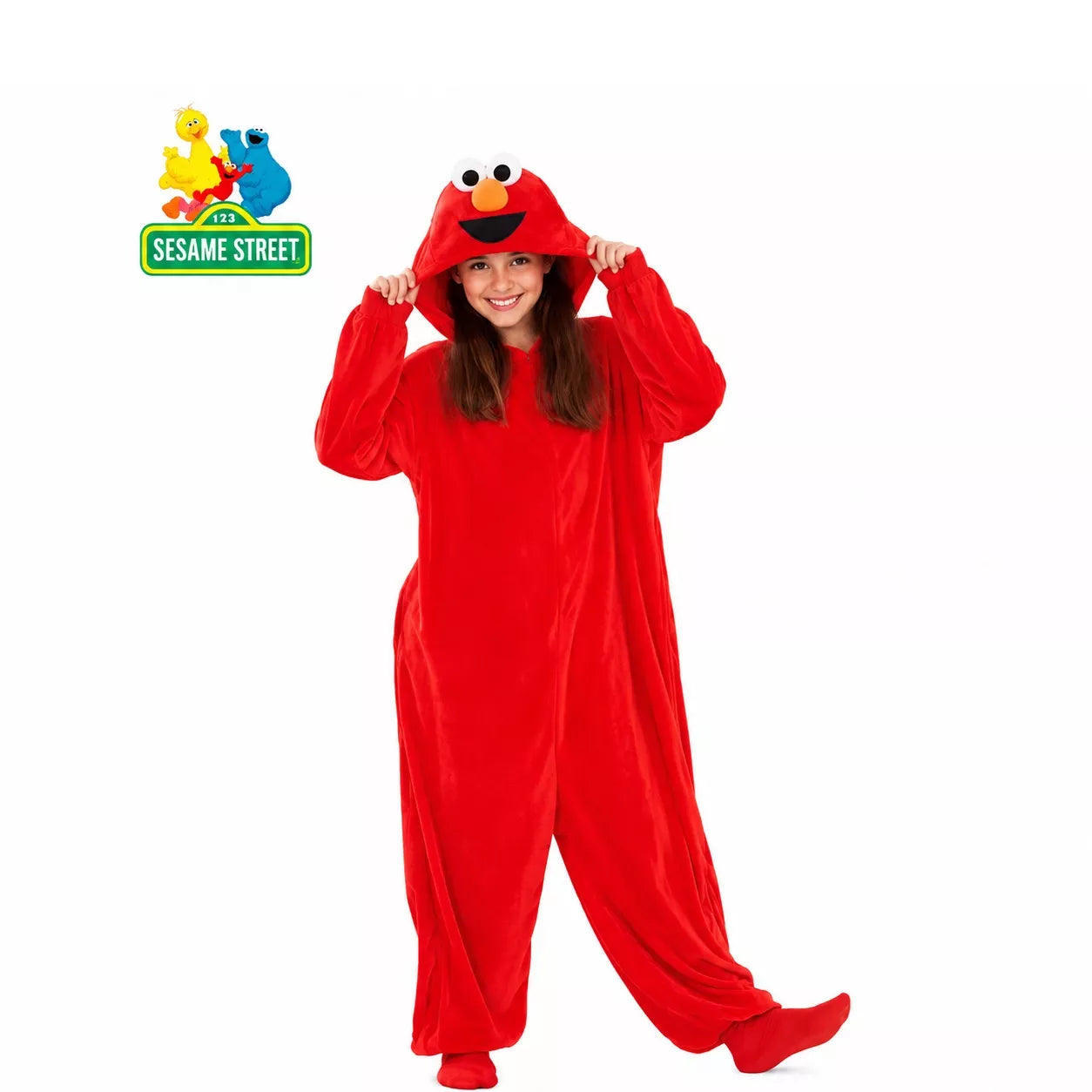 Translation missing: es.Disfraz Pijama de Elmo para adultos