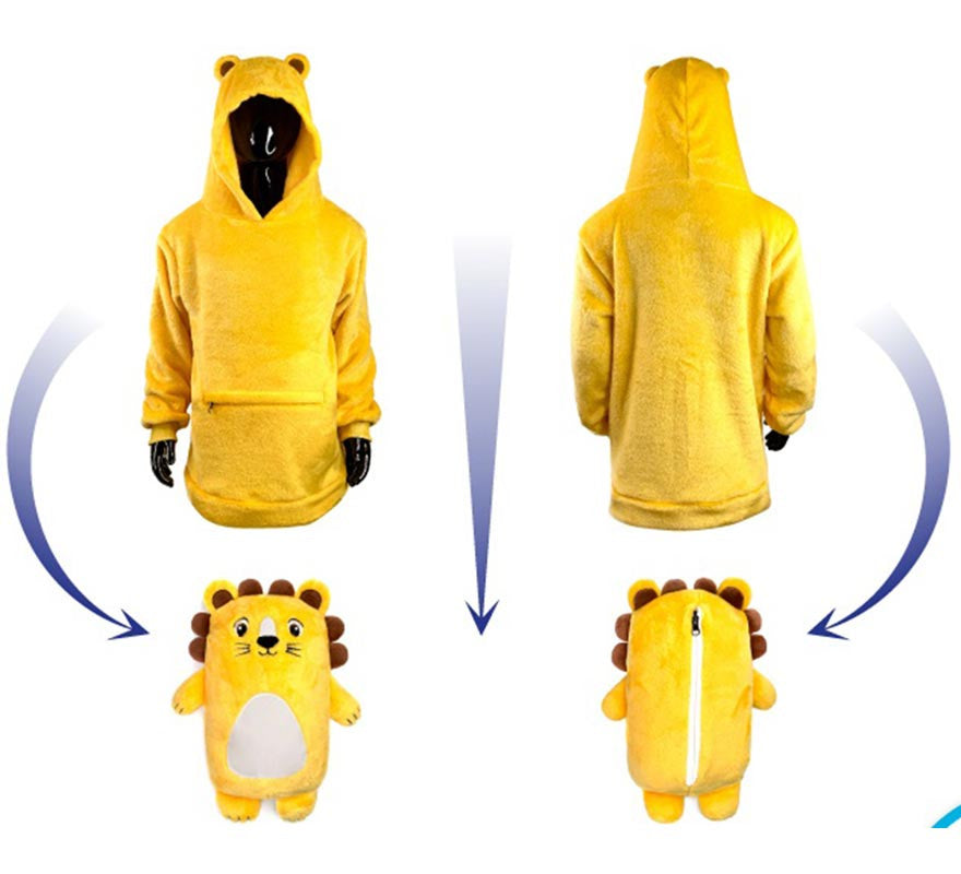 Translation missing: es.Disfraz Sudadera Peluche Lorenzo León infantil
