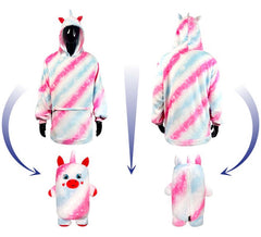 Disfraz Sudadera Peluche Uri Unicornio infantil