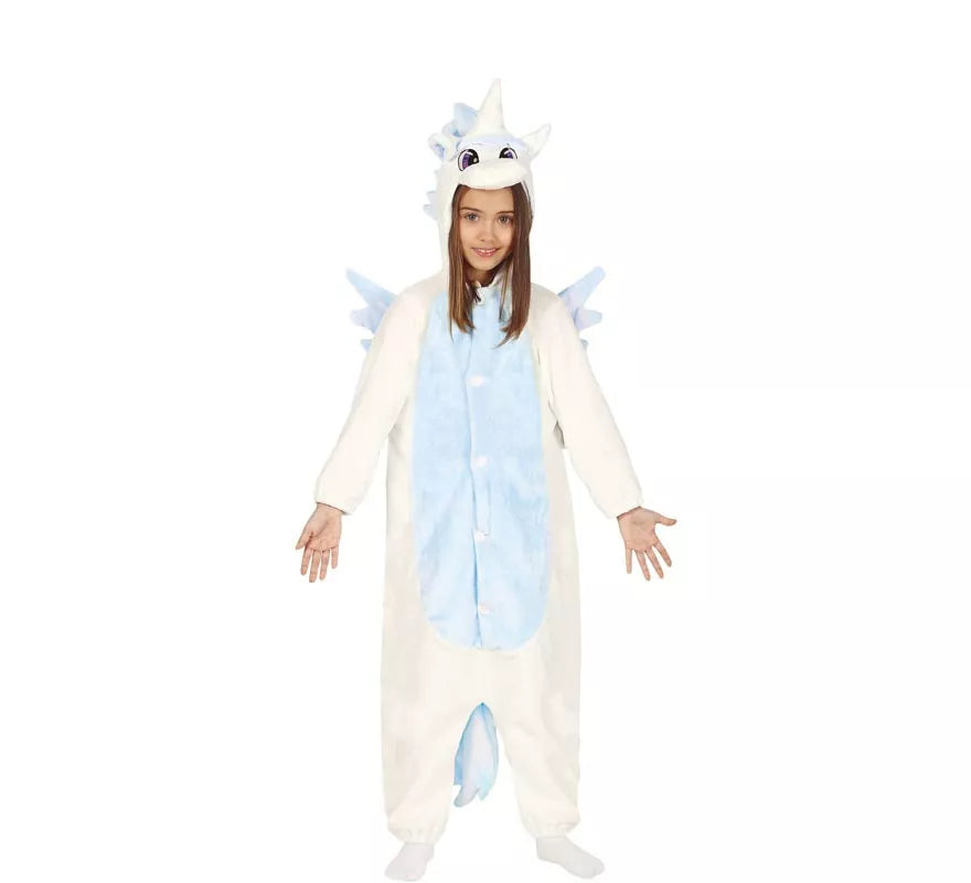 Translation missing: es.Disfraz tipo Pijama de Unicornio Azul para niños