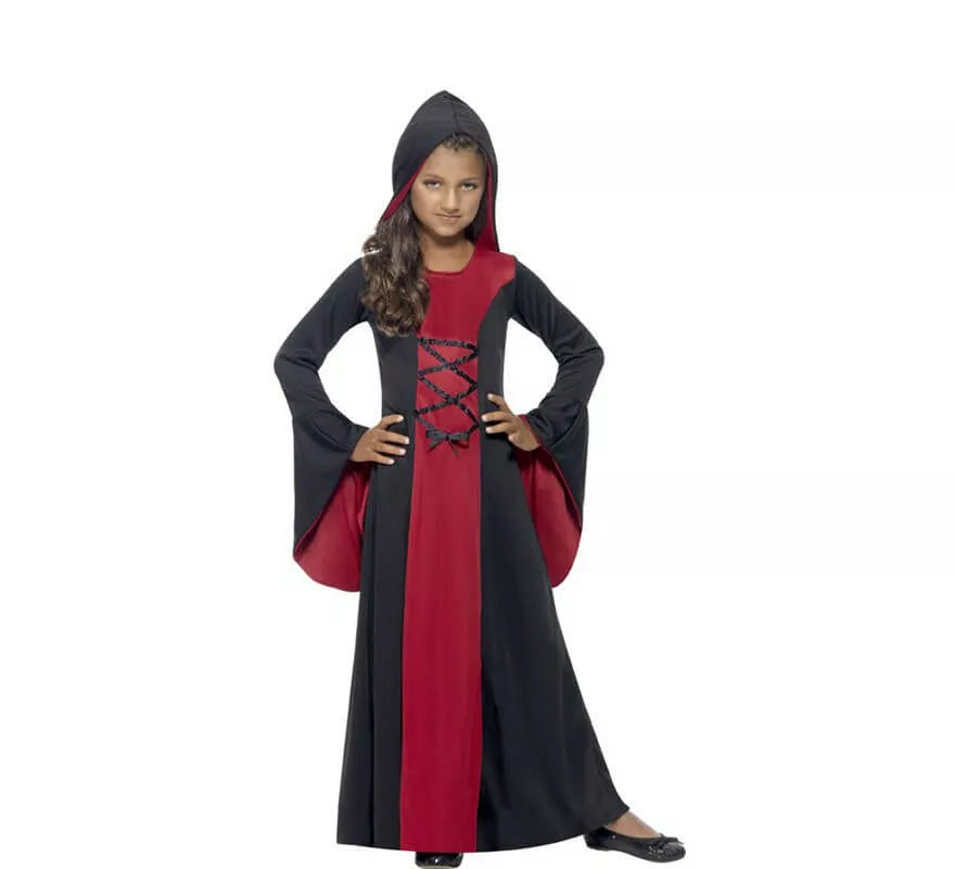Translation missing: es.Disfraz Vampiresa Encapuchada para Niña