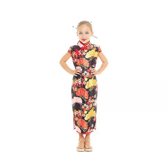 Disfraz Vestido Chino estilo Qipao Shangái Floral para niña