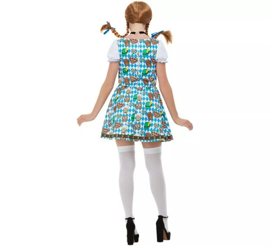 Translation missing: es.Disfraz de Alemana Oktoberfest Azul para mujer