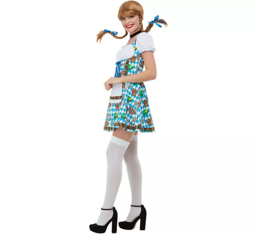 Translation missing: es.Disfraz de Alemana Oktoberfest Azul para mujer