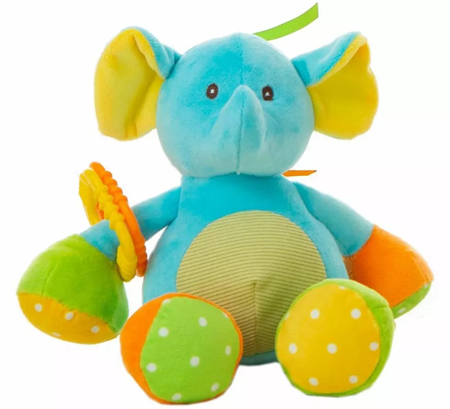 Elefante de Peluche turquesa infantil de 26 cm