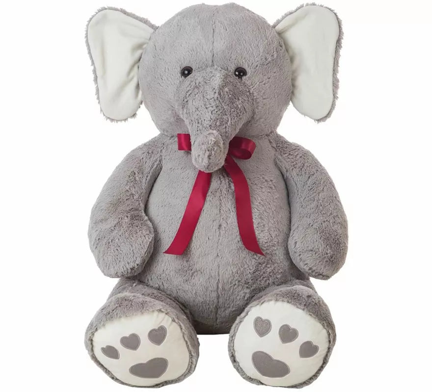 Translation missing: es.Elefante Wanda de Peluche con Lazo de 120 cm