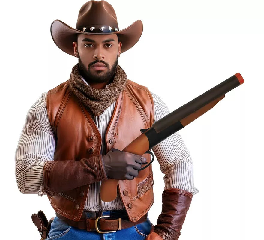 Translation missing: es.Escopeta con Retroceso de Vaquero de 50 cm de Plástico
