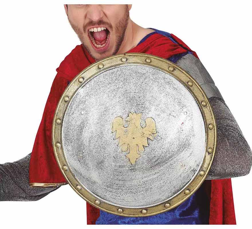Translation missing: es.Escudo Medieval con Insignia de Águila de 37 cm