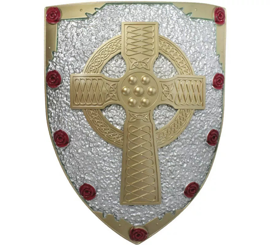 Translation missing: es.Escudo Medieval Cruz y Rosas