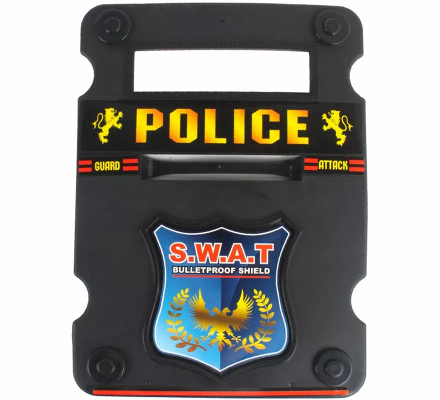 Translation missing: es.Escudo Policía de 32x23 cm de plástico para niños
