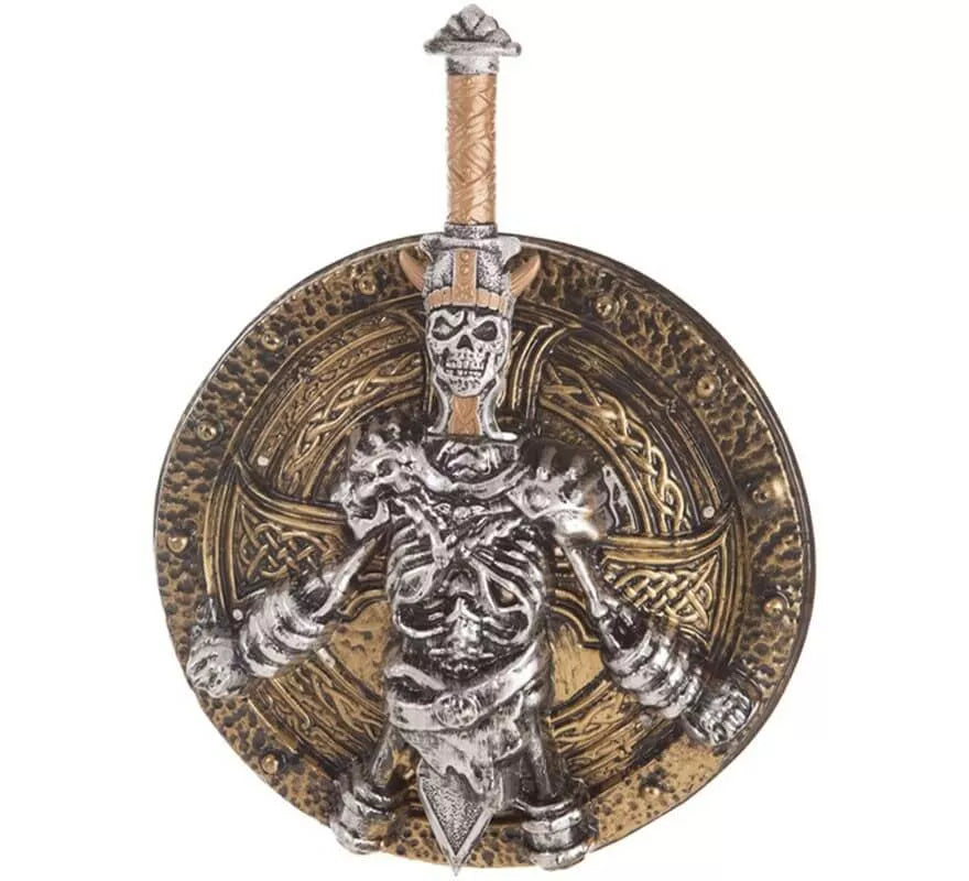 Translation missing: es.Escudo y Espada con Caminante Blanco de 46x60 cm
