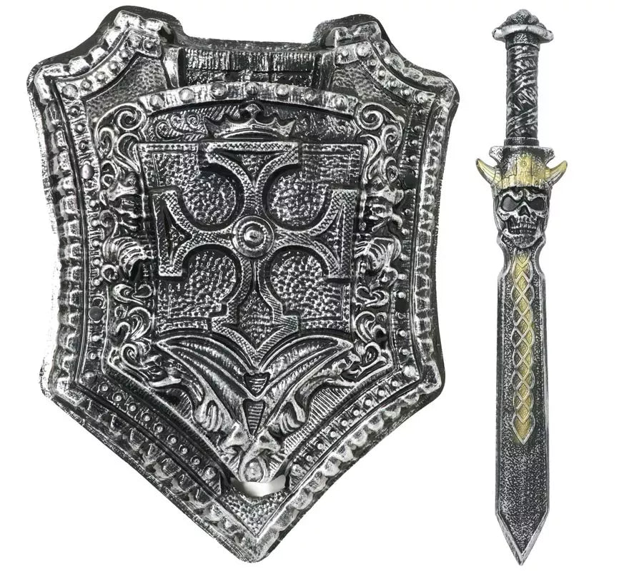 Translation missing: es.Escudo y Espada medieval de 48 y 59 cm