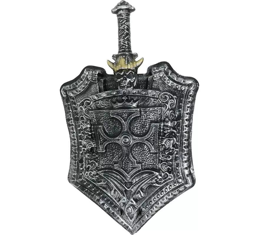 Translation missing: es.Escudo y Espada medieval de 48 y 59 cm