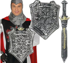 Escudo y Espada medieval de 48 y 59 cm