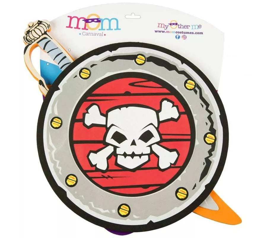Translation missing: es.Escudo Y Espada Pirata de Eva 35X42 cm