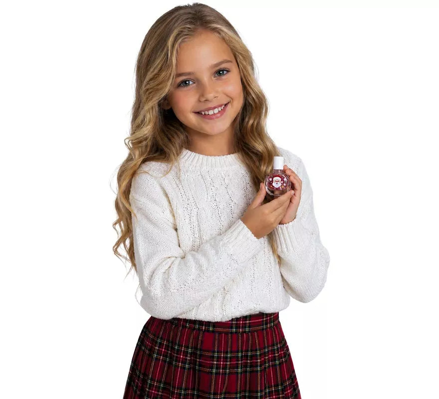 Translation missing: es.Esmalte de Uñas con Purpurina y Pegatinas Navideñas