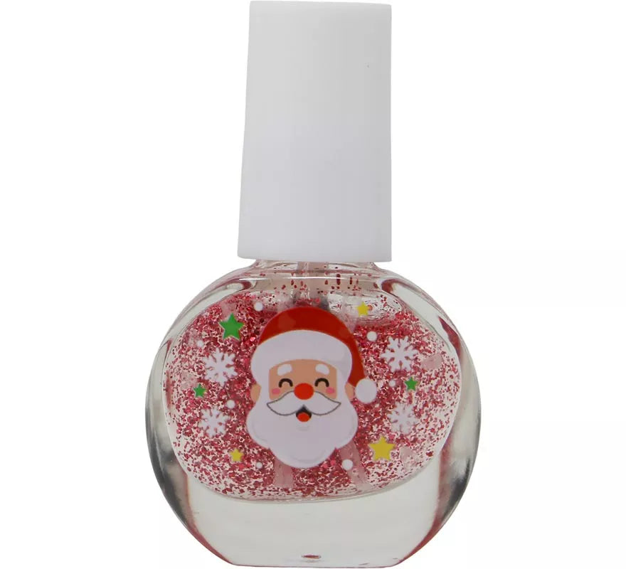 Translation missing: es.Esmalte de Uñas con Purpurina y Pegatinas Navideñas